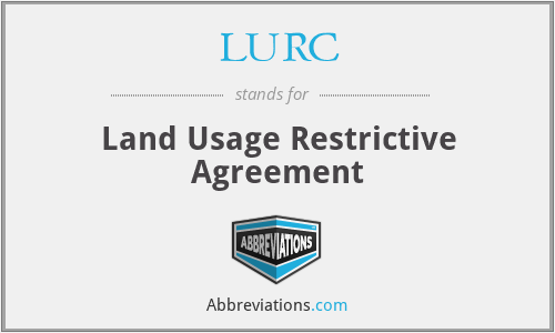 What does LURC stand for?