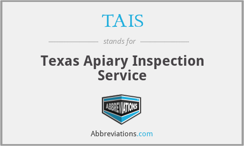 TAIS - Texas Apiary Inspection Service