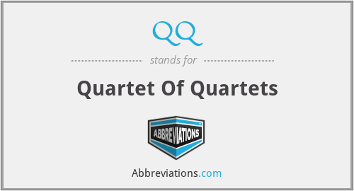 What does quartets stand for?