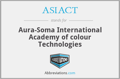 ASIACT - Aura-Soma International Academy of colour Technologies