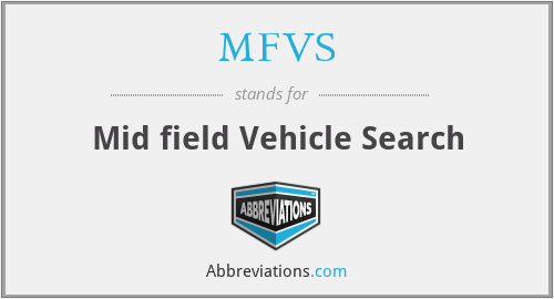MFVS - Mid field Vehicle Search