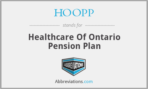 HOOPP - Healthcare of Ontario Pension Plan