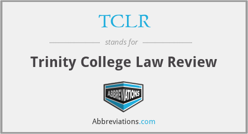 What does TCLR stand for?