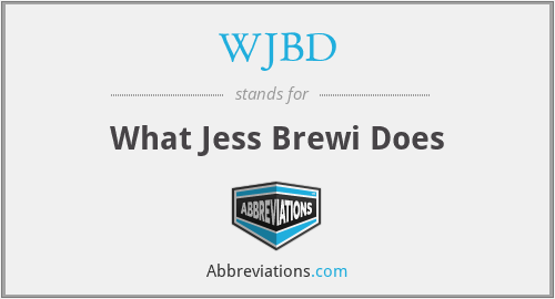 What does WJBD stand for?