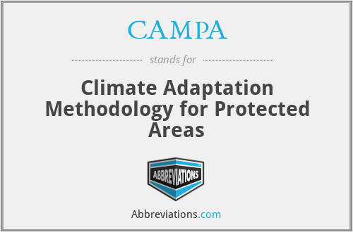 CAMPA - Climate Adaptation Methodology for Protected Areas