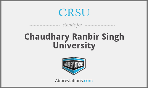 What does CRSU stand for?