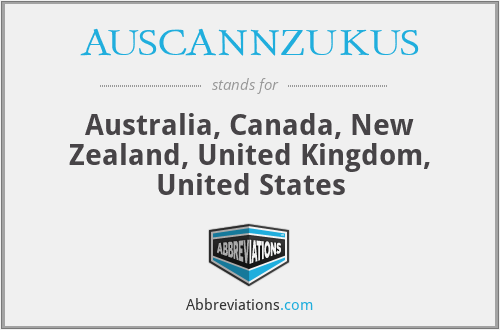 What does AUSCANNZUKUS stand for?