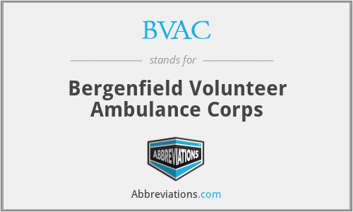 What does BVAC stand for?