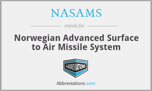NASAMS - Norwegian Advanced Surface to Air Missile System