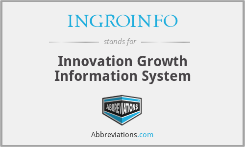What does INGROINFO stand for?