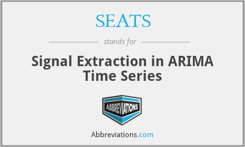 SEATS - Signal Extraction in ARIMA Time Series