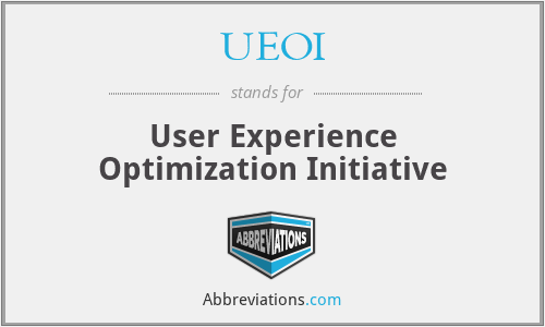 What does UEOI stand for?