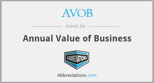 What does AVOB stand for?