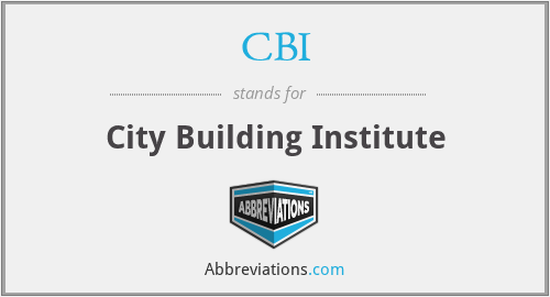 CBI - City Building Institute