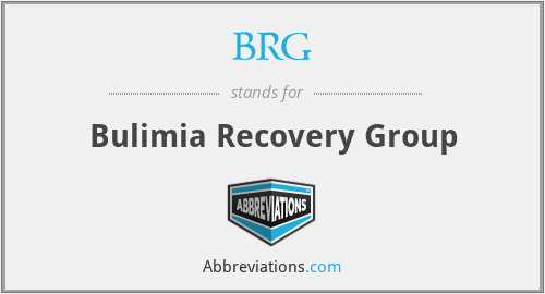 BRG - Bulimia Recovery Group