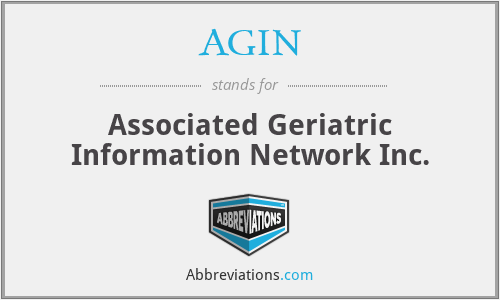 What does AGIN stand for?