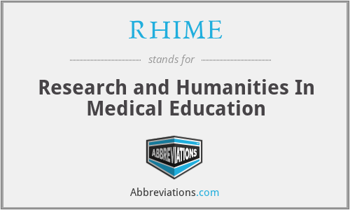 What does RHIME stand for?