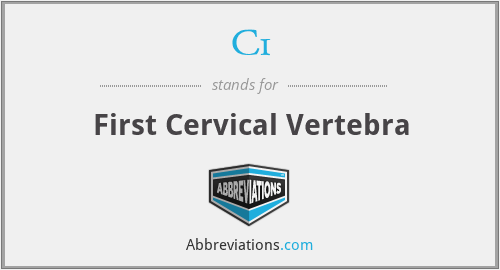 C1 - First Cervical Vertebra
