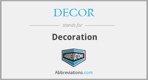 What does DECOR stand for?