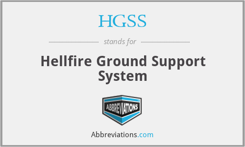 What does HGSS stand for?
