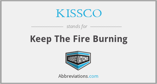 KISSCO - Keep The Fire Burning