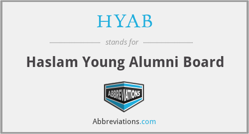 What does HYAB stand for?