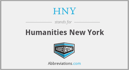 HNY - Humanities New York