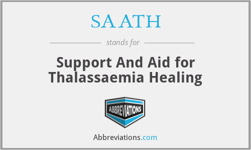 What does thalassaemia stand for?