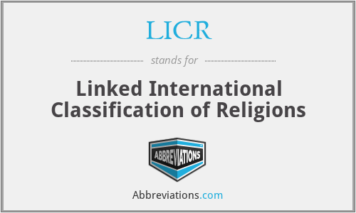 What does LICR stand for?