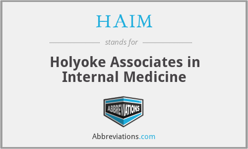 HAIM - Holyoke Associates in Internal Medicine