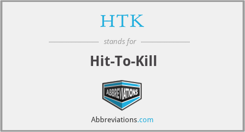 What does HTK stand for?