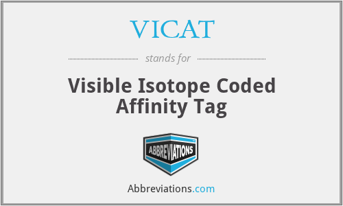 VICAT - Visible Isotope Coded Affinity Tag