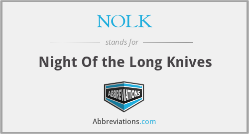 What does NOLK stand for?