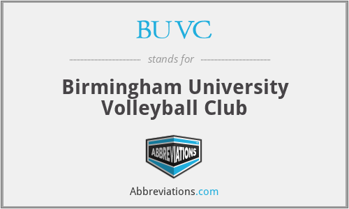 BUVC - Birmingham University Volleyball Club