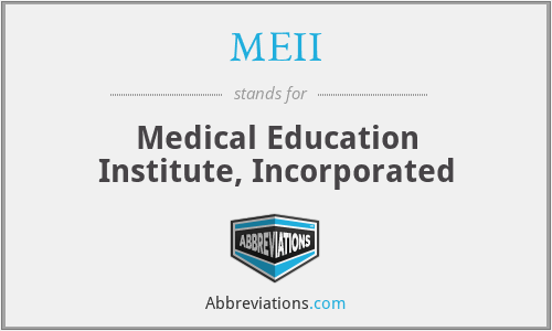 What does MEII stand for?
