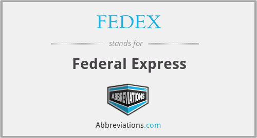 What does FEDEX stand for?