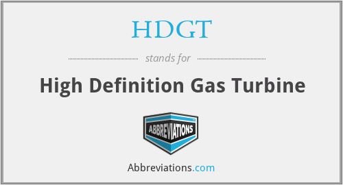 What does HDGT stand for?