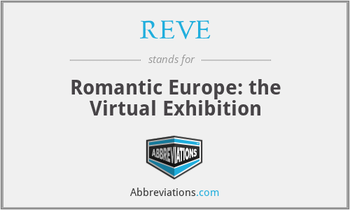 REVE - Romantic Europe: the Virtual Exhibition
