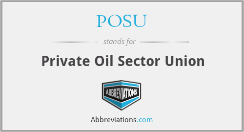 POSU - Private Oil Sector Union