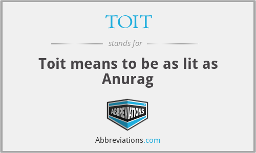 What does TOIT stand for?