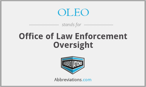 OLEO - Office of Law Enforcement Oversight