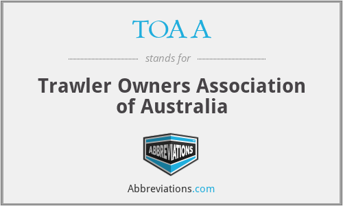 TOAA - Trawler Owners Association of Australia