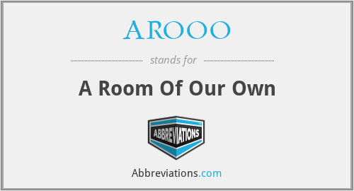 What does AROOO stand for?