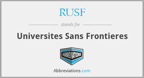 RUSF - Universites Sans Frontieres