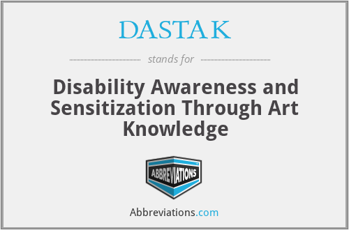 DASTAK - Disability Awareness and Sensitization Through Art Knowledge