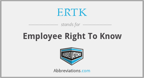 What does ERTK stand for?