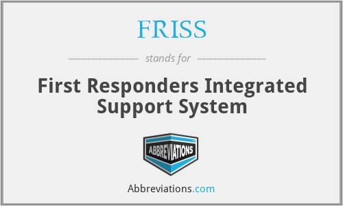 FRISS - First Responders Integrated Support System