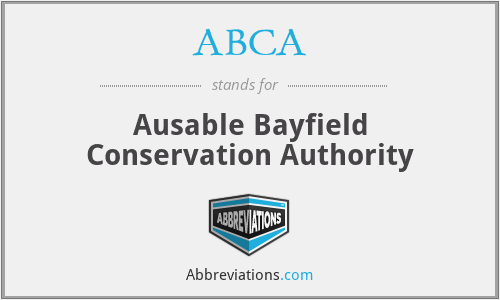 ABCA - Ausable Bayfield Conservation Authority