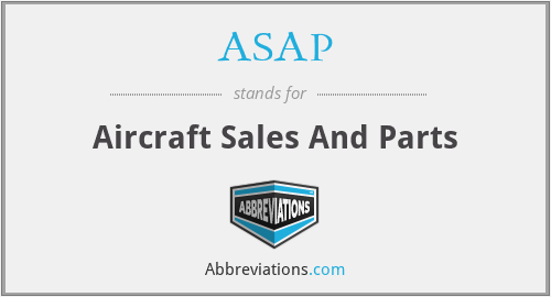 ASAP - Aircraft Sales And Parts