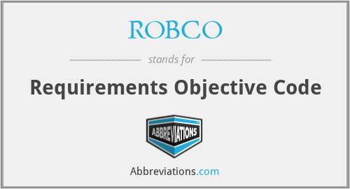 What does ROBCO stand for?